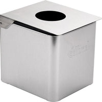Edlund - Stainless Steel 1/6 Size Cold Food Pan with Black Insert, Lid, and Lid Hole - CSR-016B