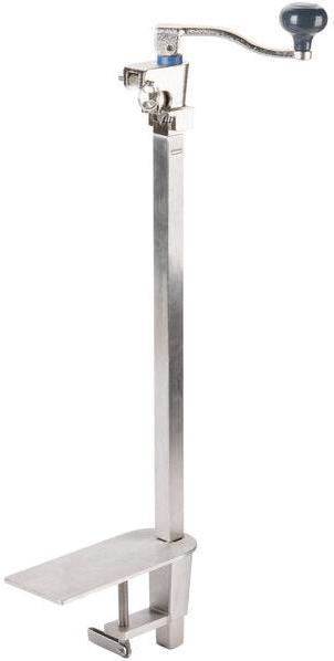 Edlund - Standard Duty Manual Can Opener with 22" Adjustable Bar and Cast Stainless Steel Clamp Base - G-2CL