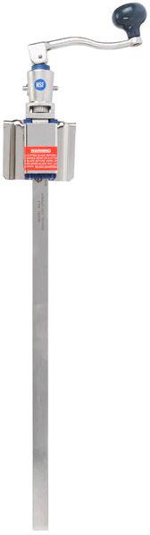 Edlund - Standard Duty Manual Can Opener with 22" Adjustable Bar and Plated Steel Base - G-2L