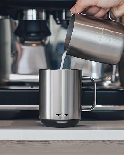 Ember - Mug² 10 Oz Stainless Steel Temperature Control Smart Mug - CM191007CA - DISCONTINUED