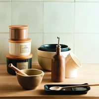 Emile Henry - 0.3 QT Ceramic Burgundy Salt Pig - 340201