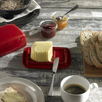 Emile Henry - 0.4 L Truffle Black Butter Dish - 91710225