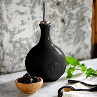 Emile Henry - 0.4 L Truffle Black Vinegar Cruet Flask - 91710216