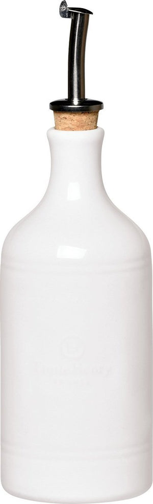 Emile Henry - 0.4 QT Ceramic Farine/White Oil Cruet - 110215
