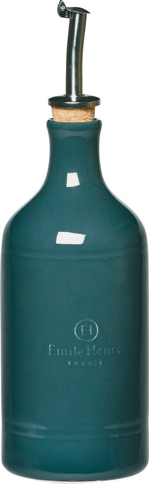 Emile Henry - 0.48 QT Blue Flame/Feu-Doux Oil Cruet - 970215 - DISCONTINUED