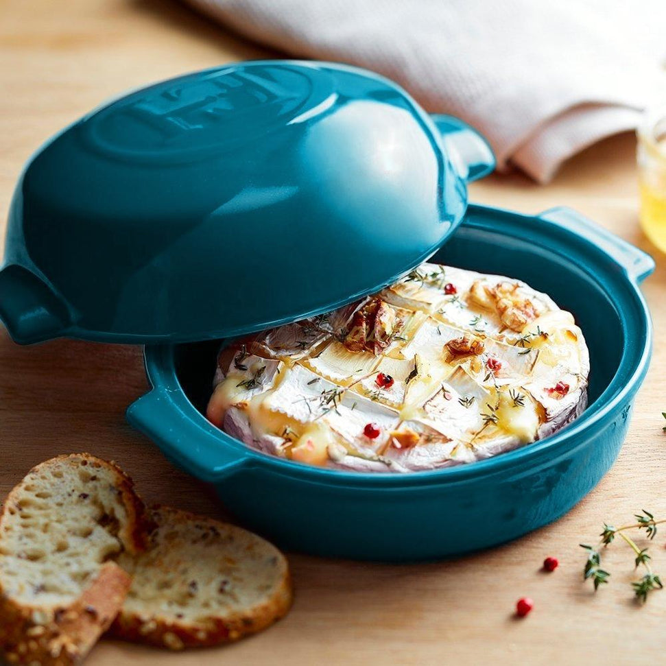 Emile Henry - 0.5 L Blue/Calanque Cheese Baker - 608417 - DISCONTINUED