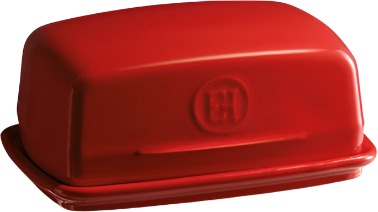 Emile Henry - 0.5 L Ceramic Burgundy Butter Dish - 340225