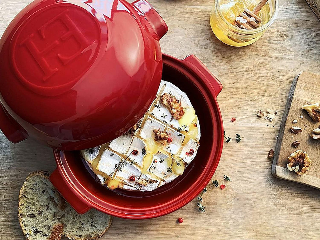 Emile Henry - 0.5 L Ceramic Burgundy Cheese Baker - 348417