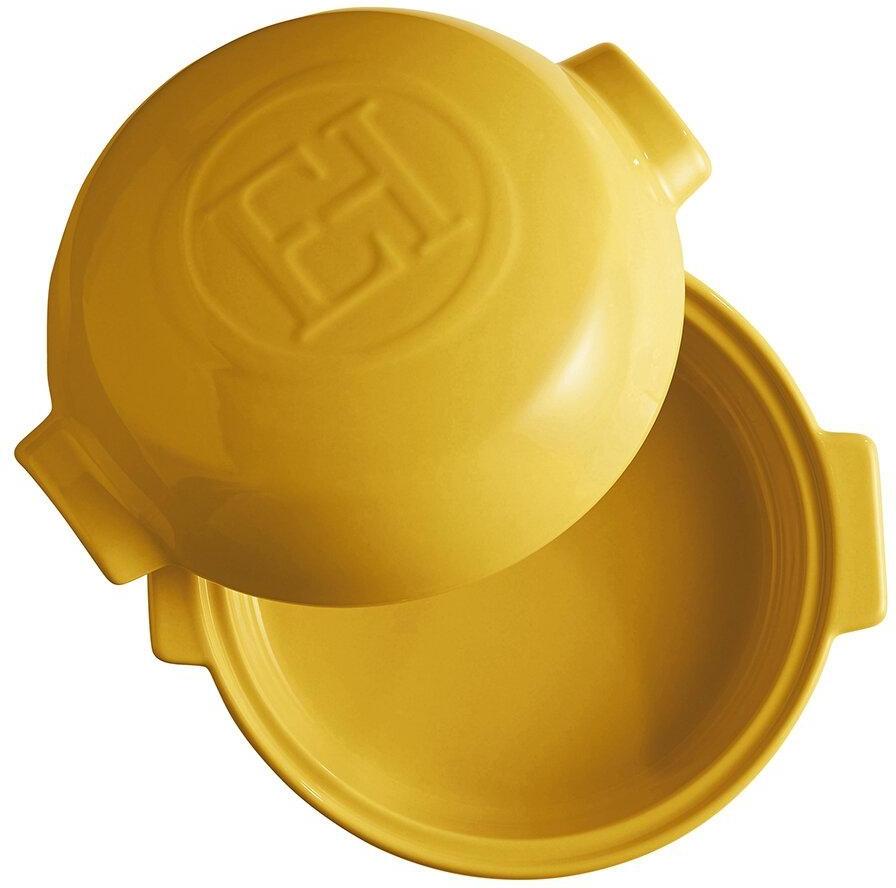 Emile Henry - 0.5 L Yellow/Provence Cheese Baker Dish - 908417
