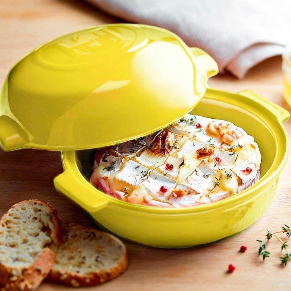 Emile Henry - 0.5 L Yellow/Provence Cheese Baker Dish - 908417