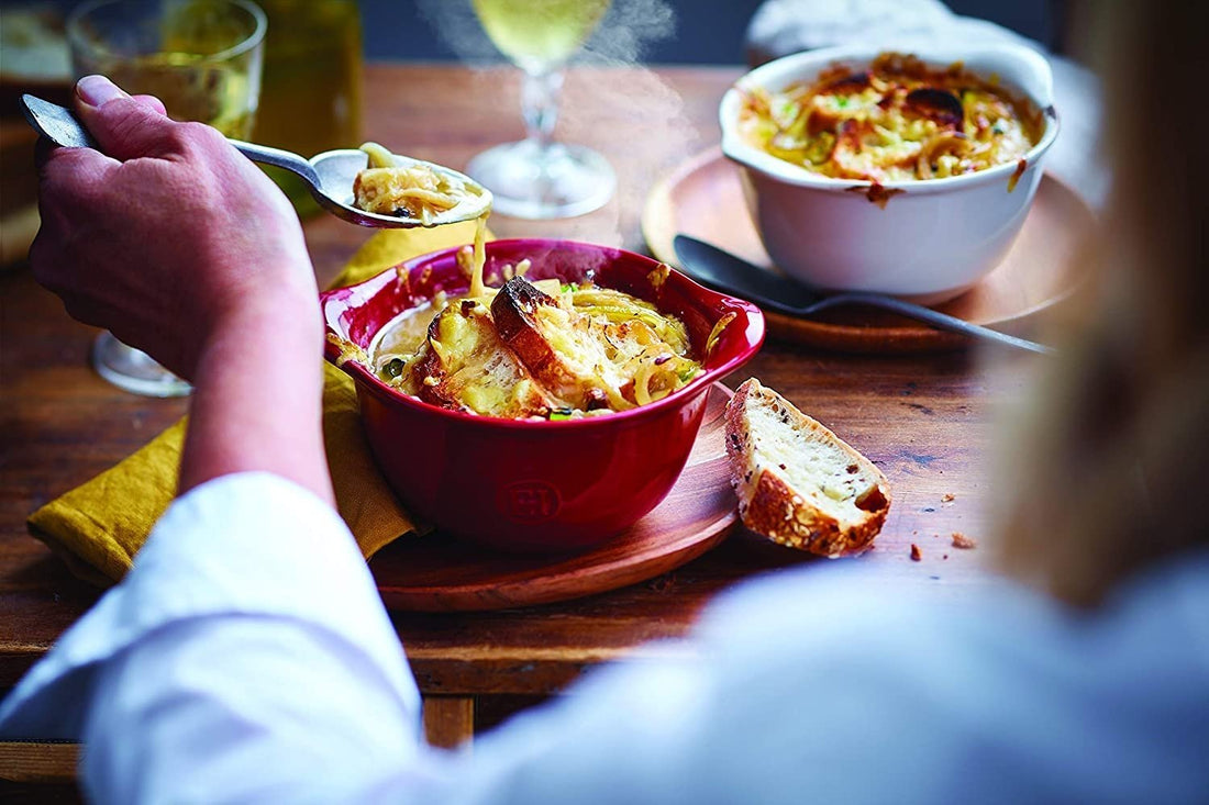 Emile Henry - 0.65 L Calanque/Blue Gratin Bowl - 602149 - DISCONTINUED