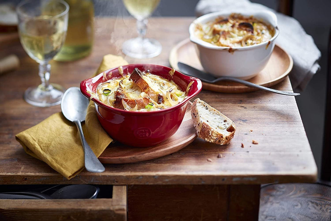 Emile Henry - 0.65 L Calanque/Blue Gratin Bowl - 602149 - DISCONTINUED