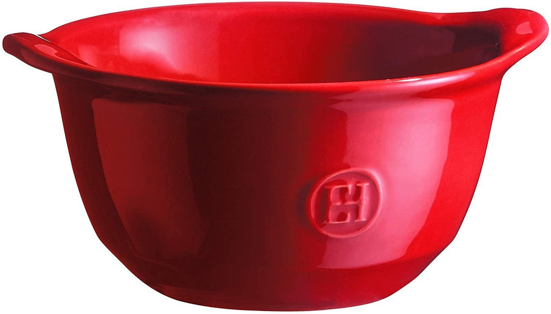 Emile Henry - 0.65 L Ceramic Burgundy Gratin Bowl - 342149