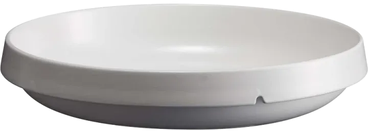 Emile Henry - 10" Chalk White Ceramic Round Dish with 1.8 L Capacity - 91103218