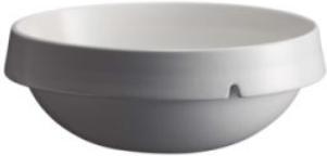 Emile Henry - 10" Chalk White Ceramic Round Dish with 2.5 L Capacity - 91103225