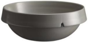 Emile Henry - 10" Pearl Grey Ceramic Round Dish with 2.5 L Capacity - 91123225