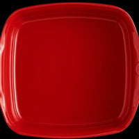 Emile Henry - 11" x 9" Ceramic Burgundy Square Baking Dish - 342050