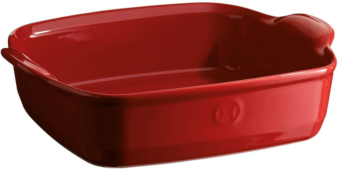Emile Henry - 11" x 9" Ceramic Burgundy Square Baking Dish - 342050