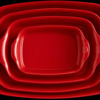 Emile Henry - 11.4" x 7.5" Ceramic Burgundy Small Baking Dish - 349650