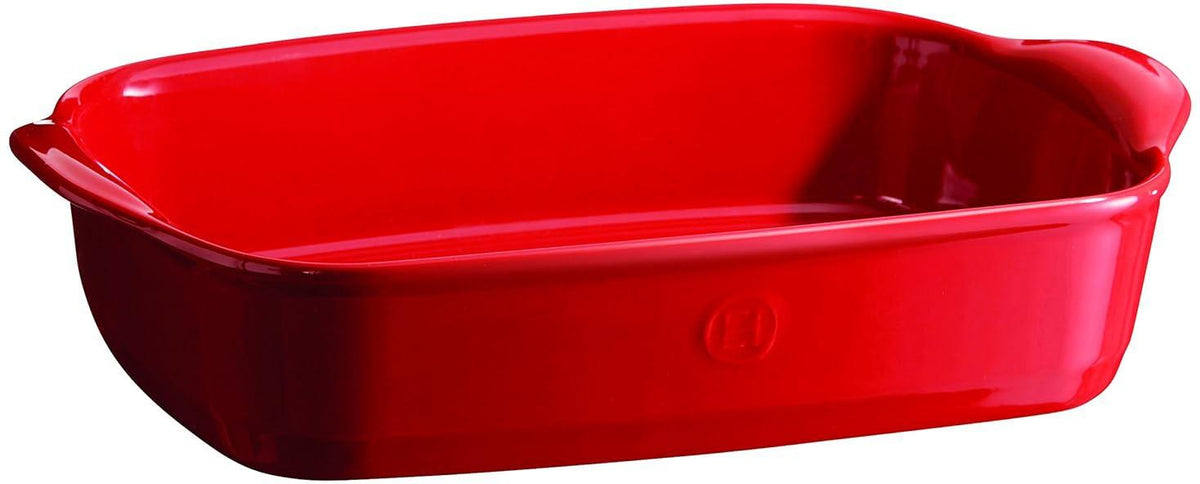 Emile Henry - 11.4" x 7.5" Ceramic Burgundy Small Baking Dish - 349650
