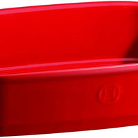 Emile Henry - 11.4" x 7.5" Ceramic Burgundy Small Baking Dish - 349650