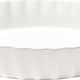 Emile Henry - 11.8" Ceramic Farine/White Deep Flan Tart Dish - 116028