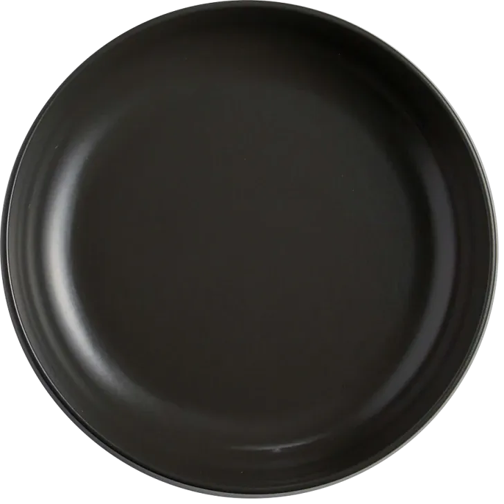 Emile Henry - 12.4" Coal Black Ceramic Round Dish with 5 L Capacity - 91713250