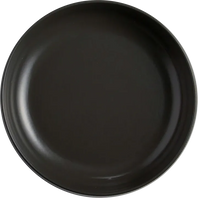 Emile Henry - 12.4" Coal Black Ceramic Round Dish with 5 L Capacity - 91713250
