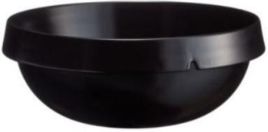 Emile Henry - 12.4" Coal Black Ceramic Round Dish with 5 L Capacity - 91713250