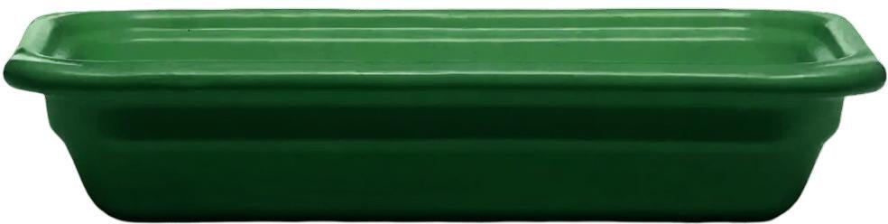 Emile Henry - 1/3 Size Cypress Green Recton GN Container with 1.35 L Capacity - 91183417