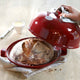 Emile Henry - 13" x 11" Ceramic Burgundy Bread Cloche/Baker - 349108