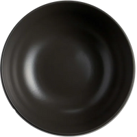 Emile Henry - 14" Coal Black Ceramic Salad Bowl with 7 L Capacity - 91713270