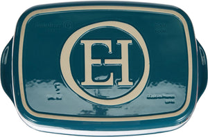 Emile Henry - 14" x 10" Ceramic Blue/Calanque Rectangular Baking Dish - 609652