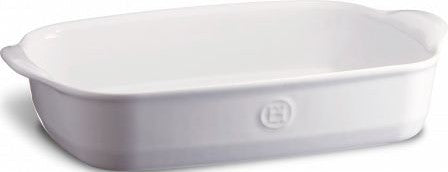 Emile Henry - 14" x 10"Ceramic Farine/White Rectangular Baking Dish - 119652