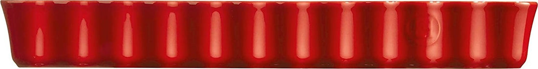 Emile Henry - 14" x 6" Ceramic Burgundy Slim Rectangular Tart Dish - 346034