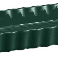 Emile Henry - 14.3" Cedar Green Slim Rectangular Tart Dish - 91076034