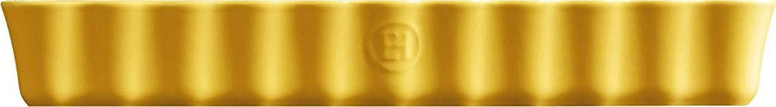 Emile Henry - 15 x 36 cm Yellow/Provence Slim Rectangular Tart Dish - 906034