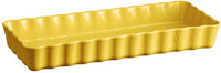 Emile Henry - 15 x 36 cm Yellow/Provence Slim Rectangular Tart Dish - 906034