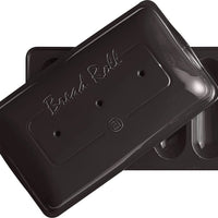 Emile Henry - 15.3" x 9" x 4.1" Ceramic Charcoal/Fusain Mini Baguette Baker - 795519 - DISCONTINUED