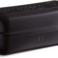 Emile Henry - 15.5" Charcoal Black Large Bread Loaf Baker - 91795503