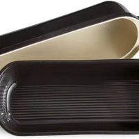 Emile Henry - 15.5" Charcoal Black Large Bread Loaf Baker - 91795503