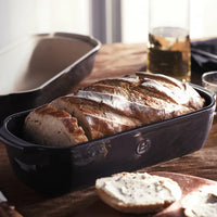 Emile Henry - 15.5" Charcoal Black Large Bread Loaf Baker - 91795503