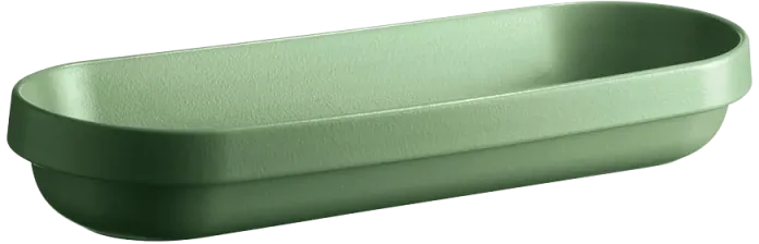 Emile Henry - 16.1" Cypress Green Long Dish with 2 L Capacity - 91183242