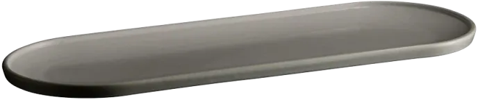 Emile Henry - 16.5" Pearl Grey Long Tray - 91123243