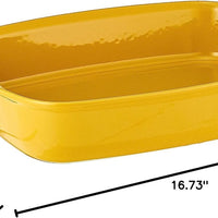 Emile Henry - 17" x 11" Yellow/Provence Ultime Rectangular Baking Dish - 909654