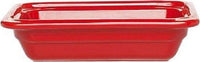 Emile Henry - 1.3 QT Red 1/4 Insert Rectangular Recton Pan - 333416