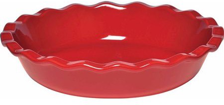 Emile Henry - 1.5 QT Ceramic Burgundy Pie Dish - 346131