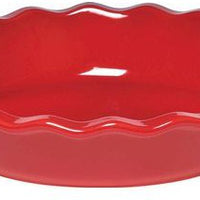 Emile Henry - 1.5 QT Ceramic Burgundy Pie Dish - 346131