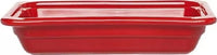 Emile Henry - 1.8 QT Red 1/3 Insert Rectangular Recton Pan - 333417 - DISCONTINUED