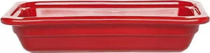 Emile Henry - 1.8 QT Red 1/3 Insert Rectangular Recton Pan - 333417